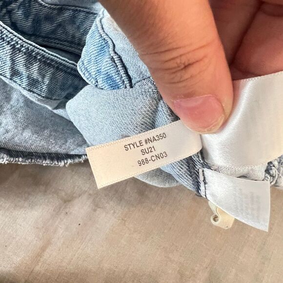 Madewell light Denim Peplum Cami size 4 - Picture 12 of 13